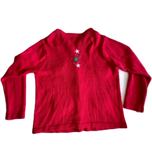 Tiara International Christmas Collection Santa Stars Beard Collar Women’s Medium - Picture 2 of 7